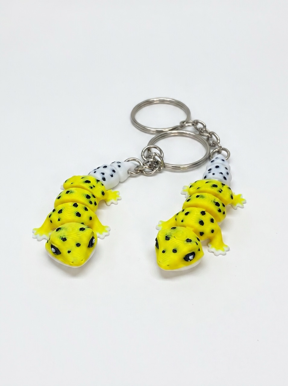 3D keychain Yellow gecko